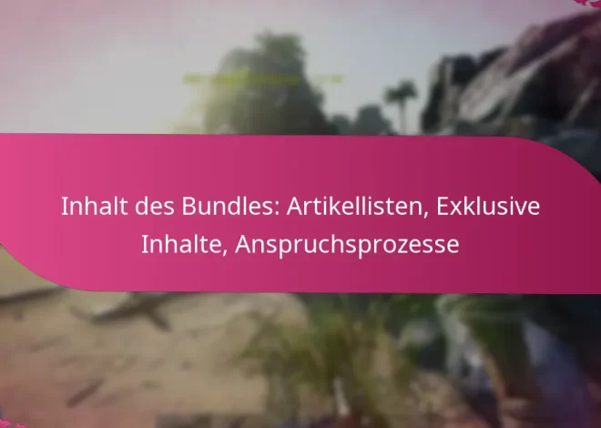 Inhalt des Bundles: Artikellisten, Exklusive Inhalte, Anspruchsprozesse