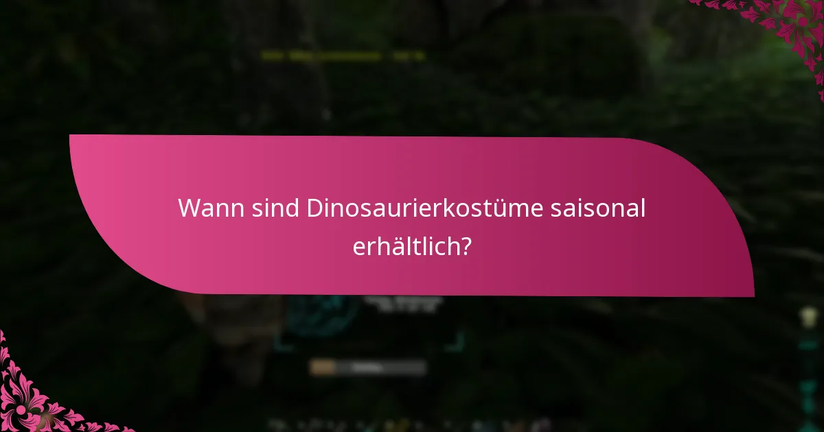 Wie werden Dinosaurierkostüme nach Seltenheitsgraden kategorisiert?
