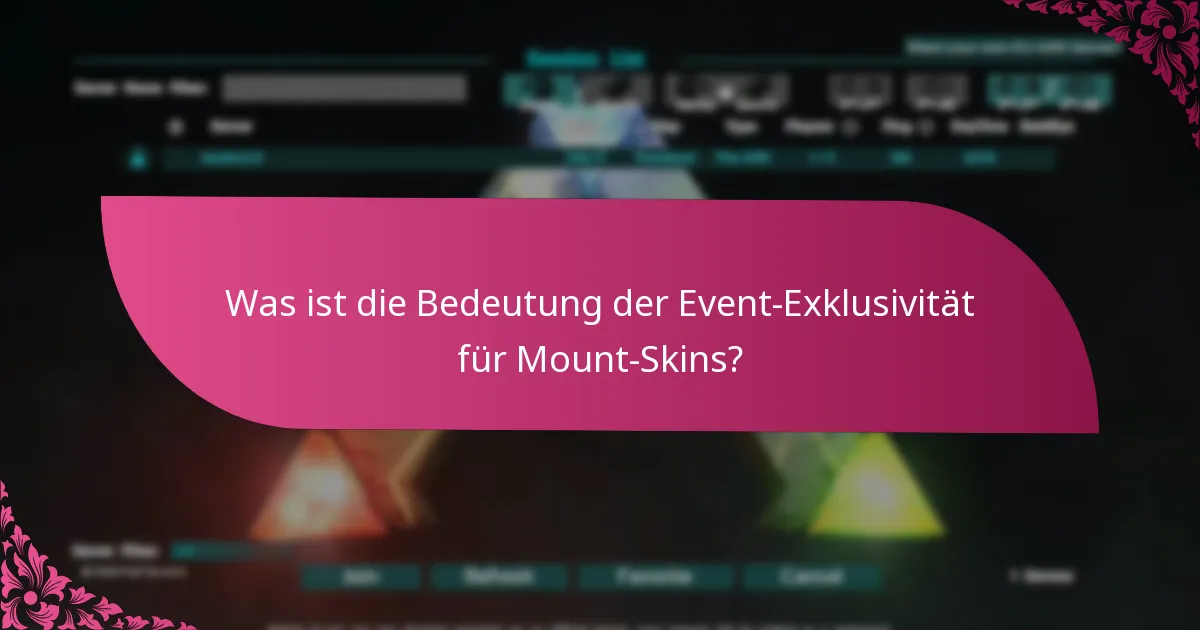 Wie können Spieler Mount-Skins beanspruchen?