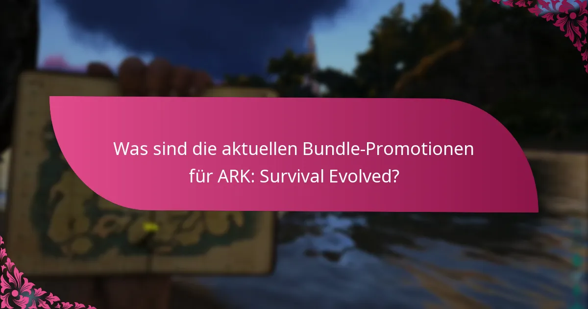 Was sind die Berechnungskriterien für Bundle-Promotionen?