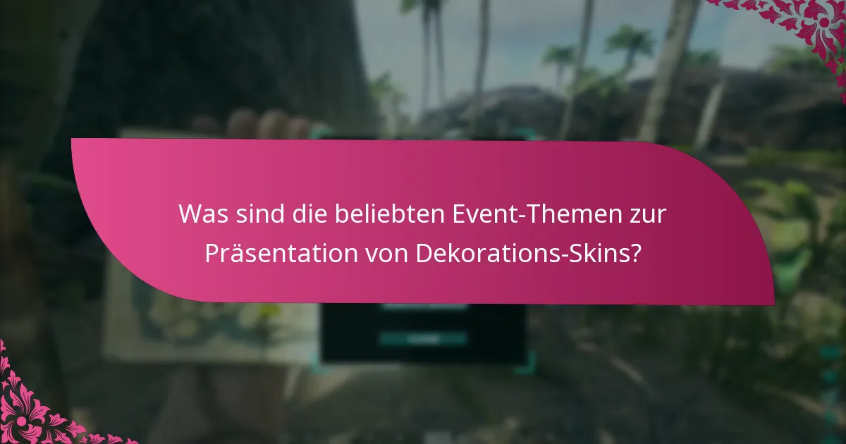 Wie können Spieler Dekorations-Skins beanspruchen?