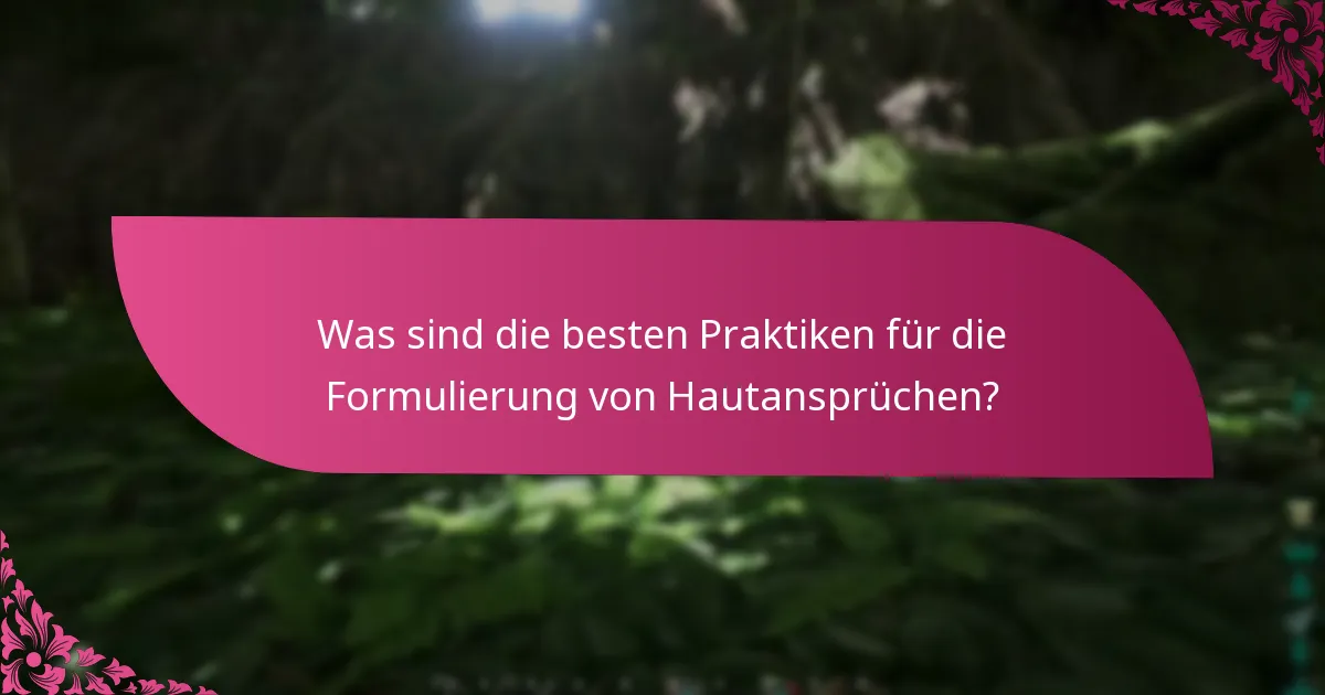 Wie können Anspruchsquellen Hautansprüche validieren?