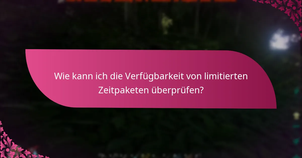 Was sind die Bedingungen für die Beanspruchung von Paketen?